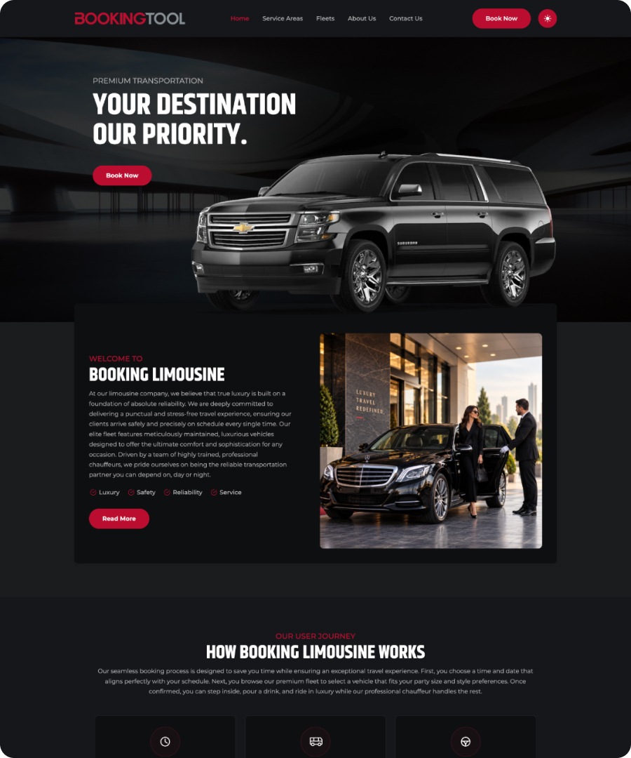 Limousine Home Image